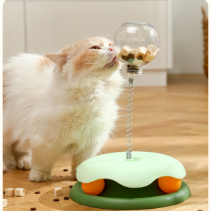 Cat Food Drain Turntable Toy