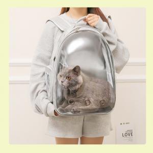 New Space capsule Transparent Cat Bag for Outgoing Breathable Double Shoulder Backpacks